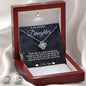 Love Knot Earring and Necklace Set for Daughter