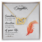 Interlocking Hearts Necklace for Daughter