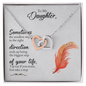 Interlocking Hearts Necklace for Daughter