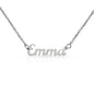 Personalized Name Necklace, Signature Name Necklace, Custom Name Necklace, Silver Name Jewelry, Gift For Her