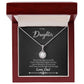 Father to Daughter White Gold Cubic Zirconia Eternal Hope Necklace